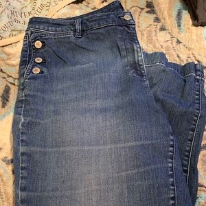 Talbots 18w cropped jean
